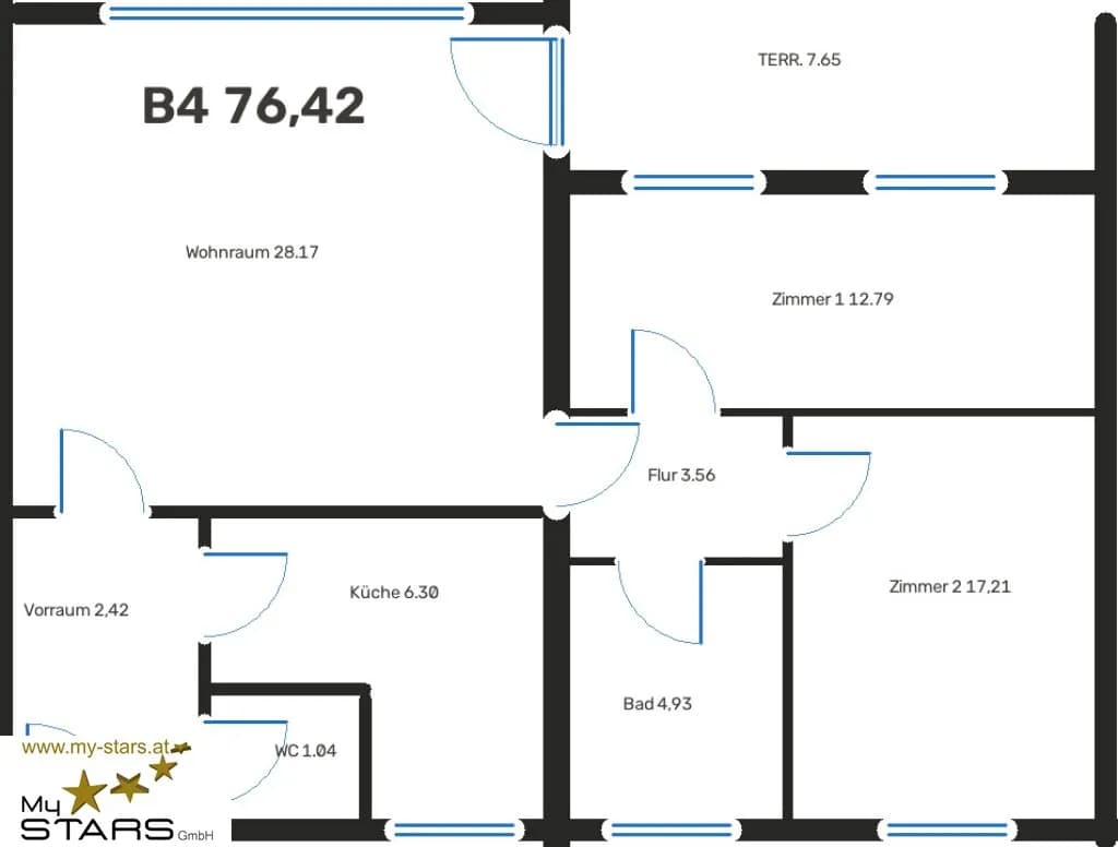 3-Zimmer-Wohnung kaufen in Salzburg-Umgebung – 76 m², € 365.000 – Bild 15 von 15