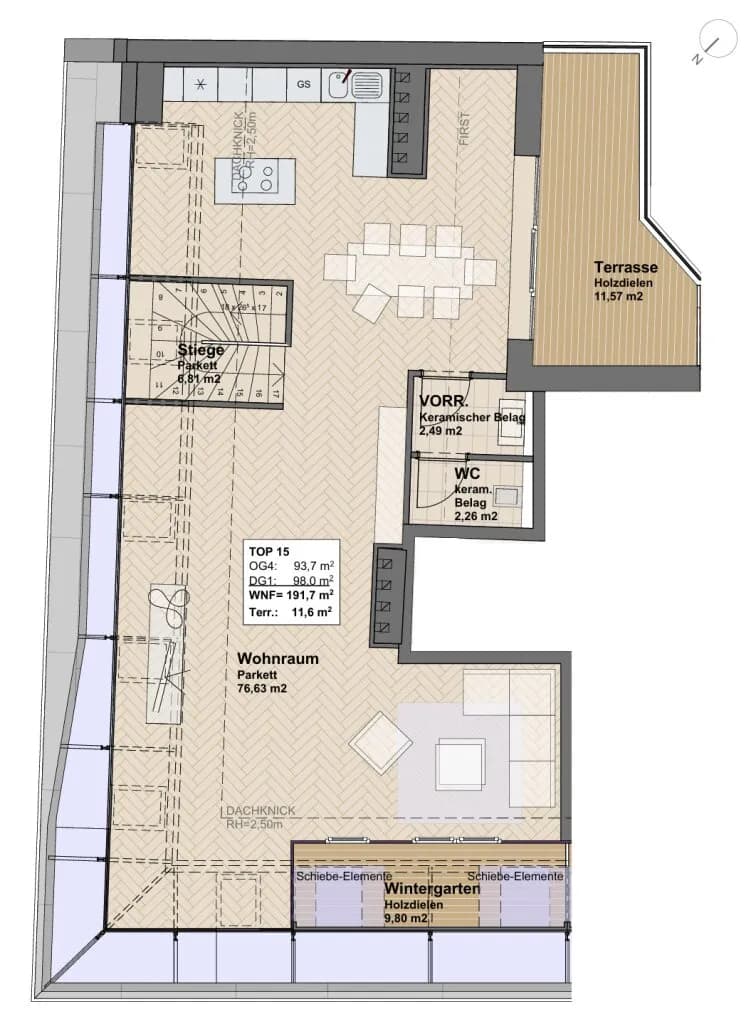 5-Zimmer-Wohnung kaufen in Wien – 192 m², € 1.499.000 – Bild 10 von 10