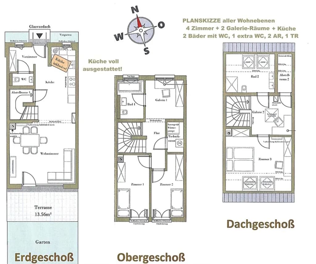 5-Zimmer-Haus kaufen in Baden – 137,64 m², € 610.000 – Bild 37 von 37