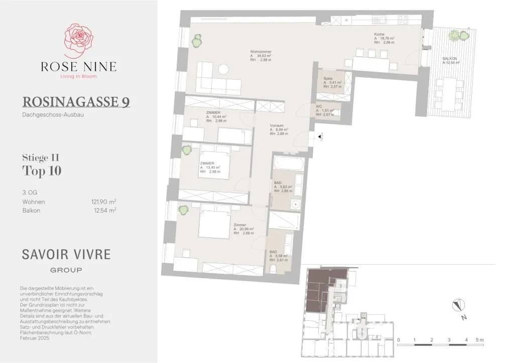 4-Zimmer-Wohnung kaufen in Wien – 122 m², € 899.000 – Bild 11 von 11