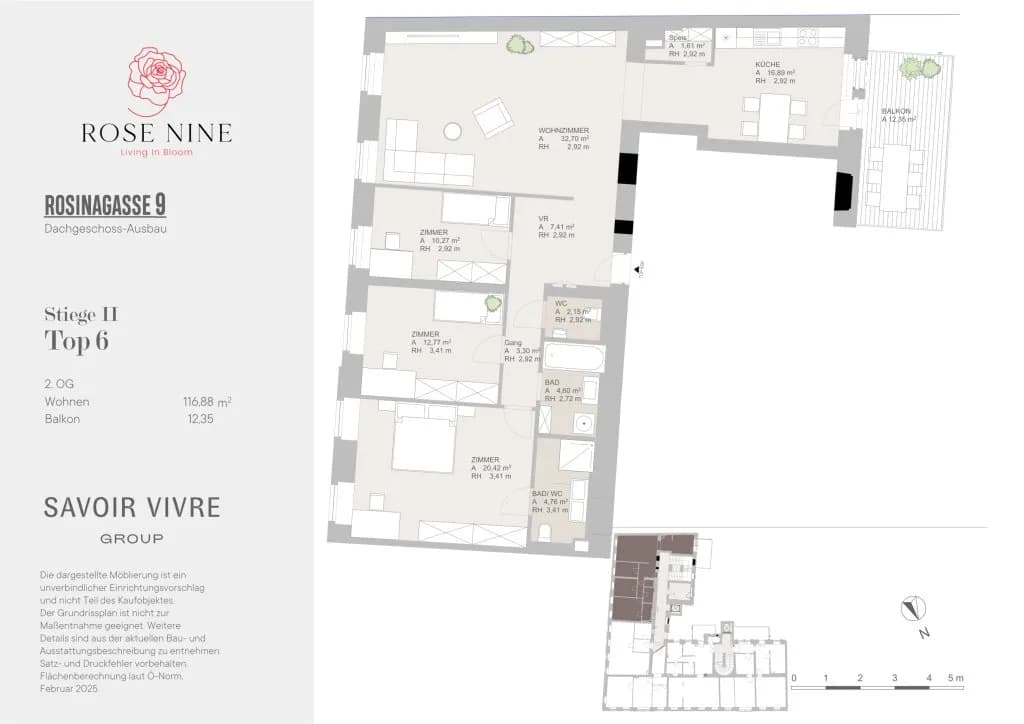 5-Zimmer-Wohnung kaufen in Wien – 122 m², € 849.000 – Bild 11 von 11