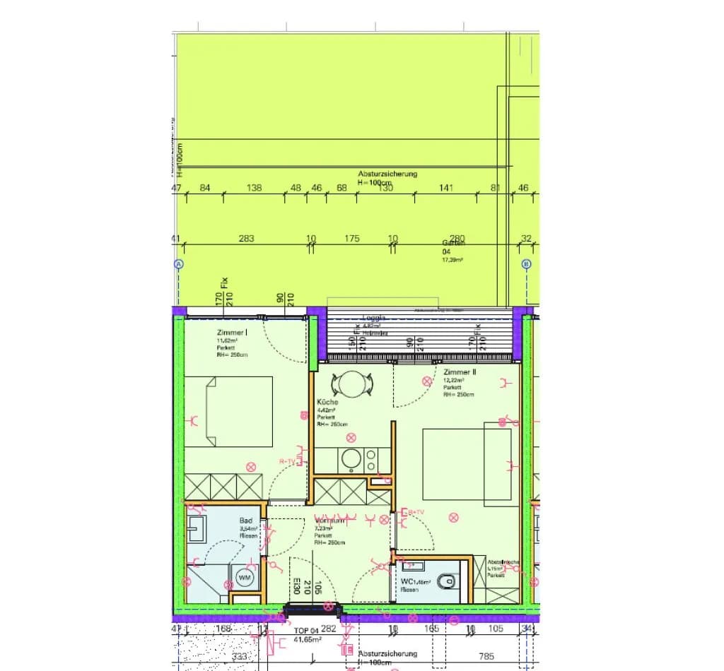 2-Zimmer-Wohnung kaufen in Tulln – 46,49 m², € 199.000 – Bild 13 von 13