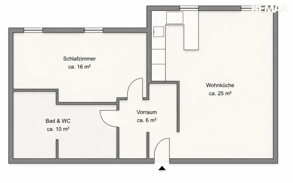 2-Zimmer-Immobilie kaufen in Wiener Neustadt Land – 58 m², € 145.000 – Bild 11 von 11
