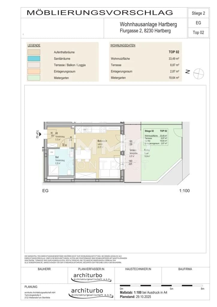 1-Zimmer-Wohnung mieten in Hartberg-Fürstenfeld – 33,17 m², € 526 – Bild 11 von 12