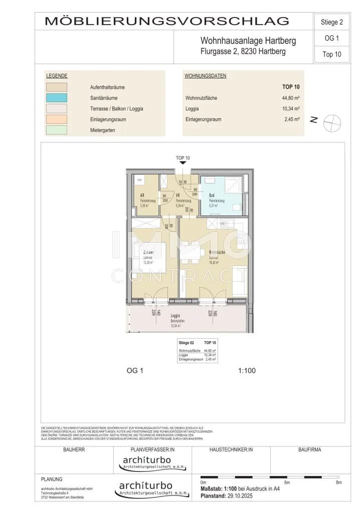 2-Zimmer-Wohnung mieten in Hartberg-Fürstenfeld – 44,8 m², € 656 – Bild 12 von 12