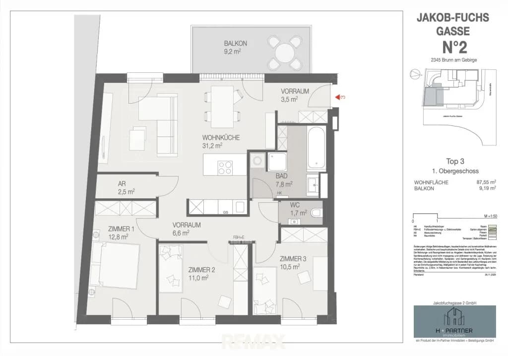 4-Zimmer-Wohnung kaufen in Mödling – 89,15 m², € 659.900 – Bild 11 von 11