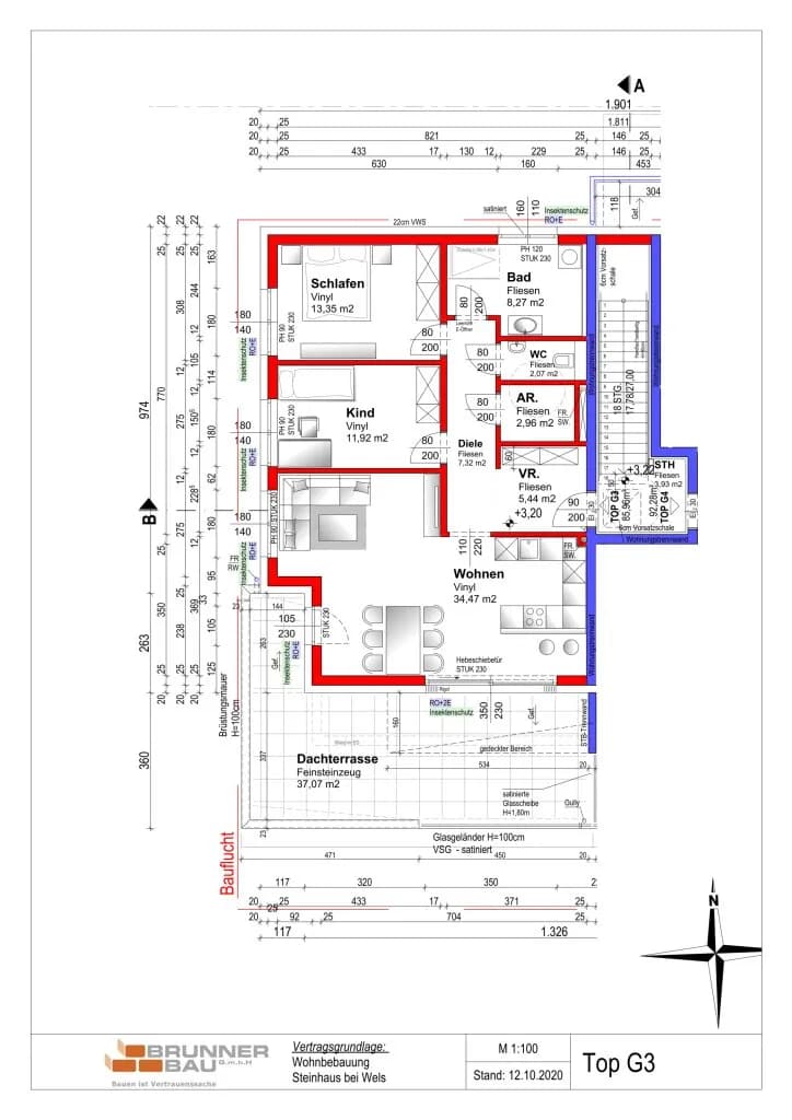 3-Zimmer-Wohnung kaufen in Wels-Land – 86 m², € 385.000 – Bild 16 von 16