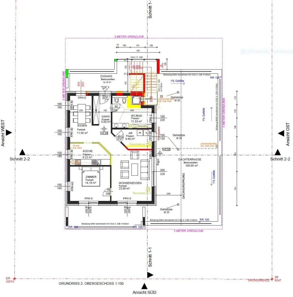 2-Zimmer-Wohnung mieten in Graz – 83,03 m², € 2.458 – Bild 34 von 40