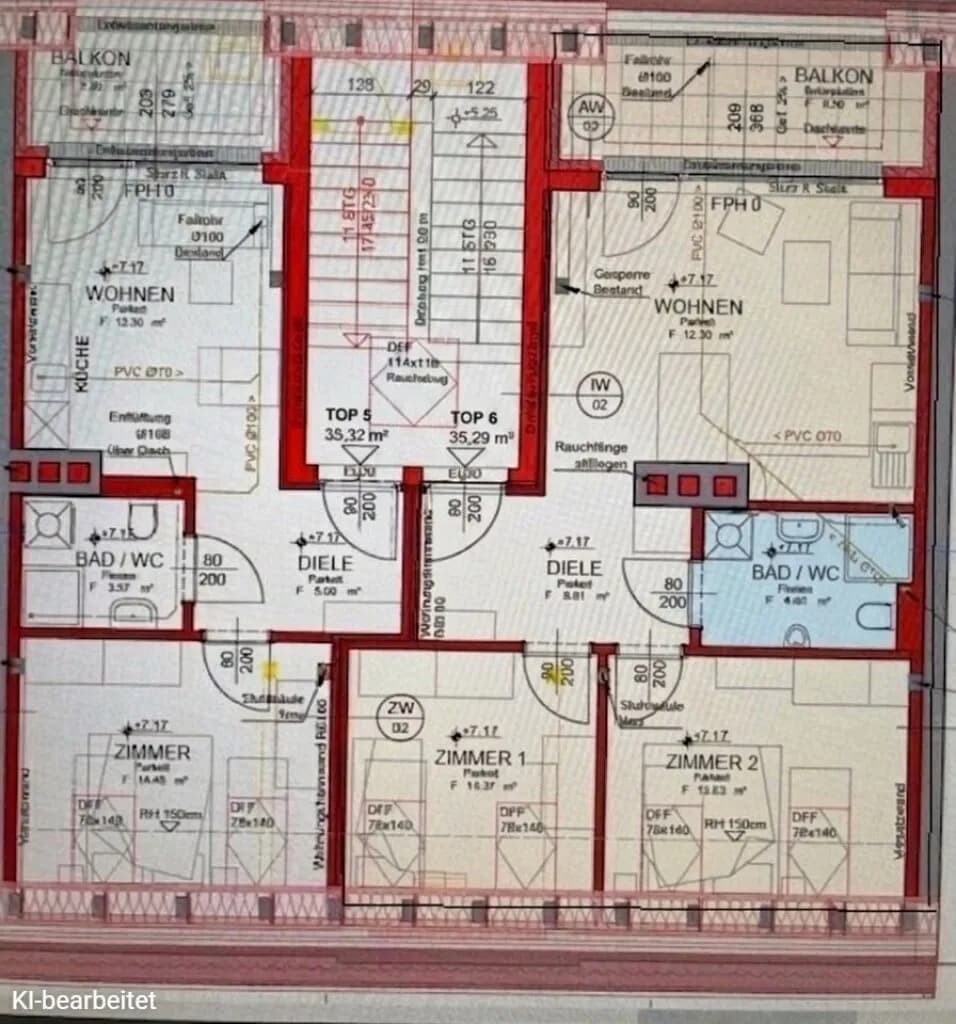 3-Zimmer-Wohnung mieten in Graz – 53,84 m², € 784 – Bild 13 von 13