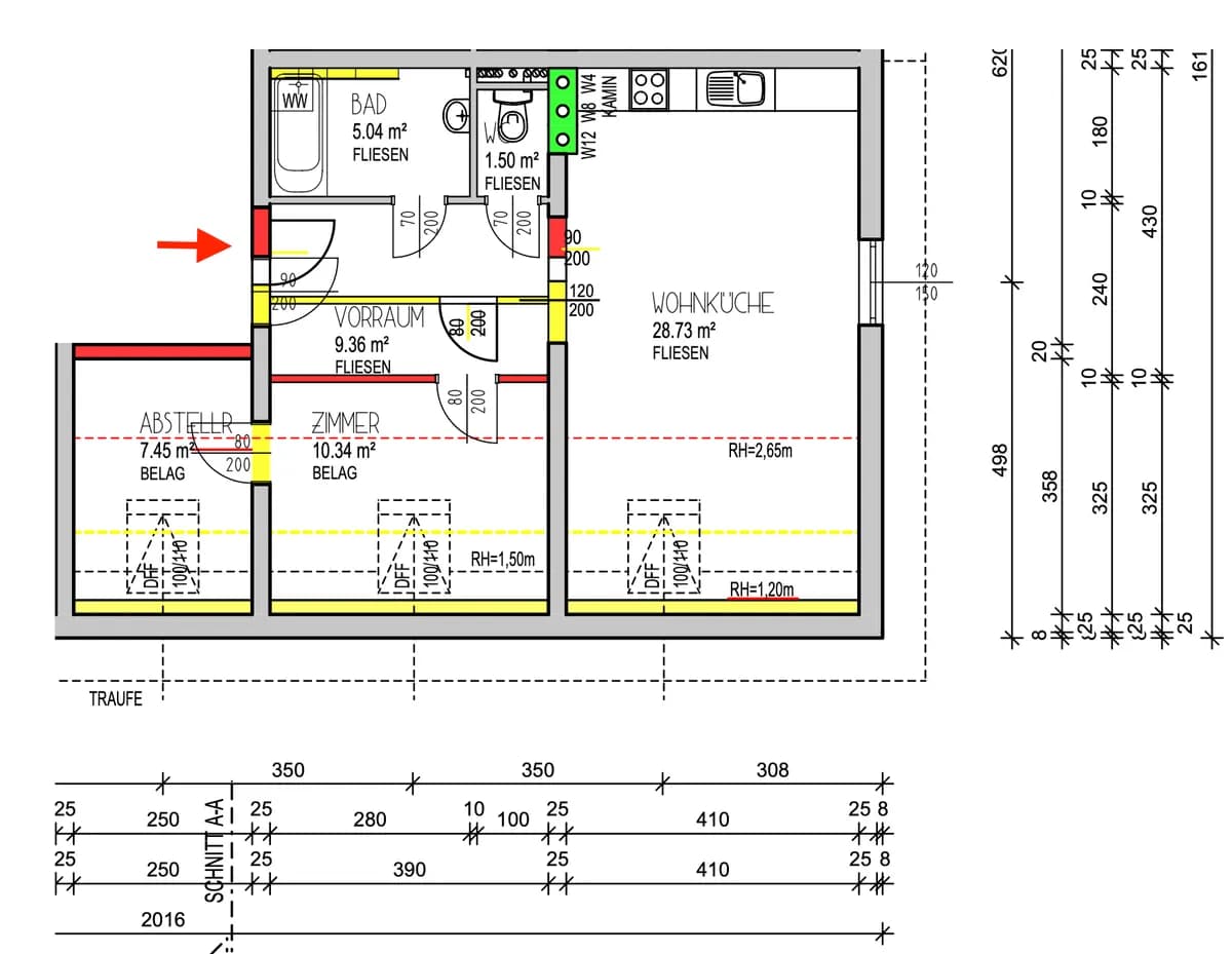 2-Zimmer-Wohnung mieten in Gänserndorf – 65 m², € 785 – Bild 8 von 8