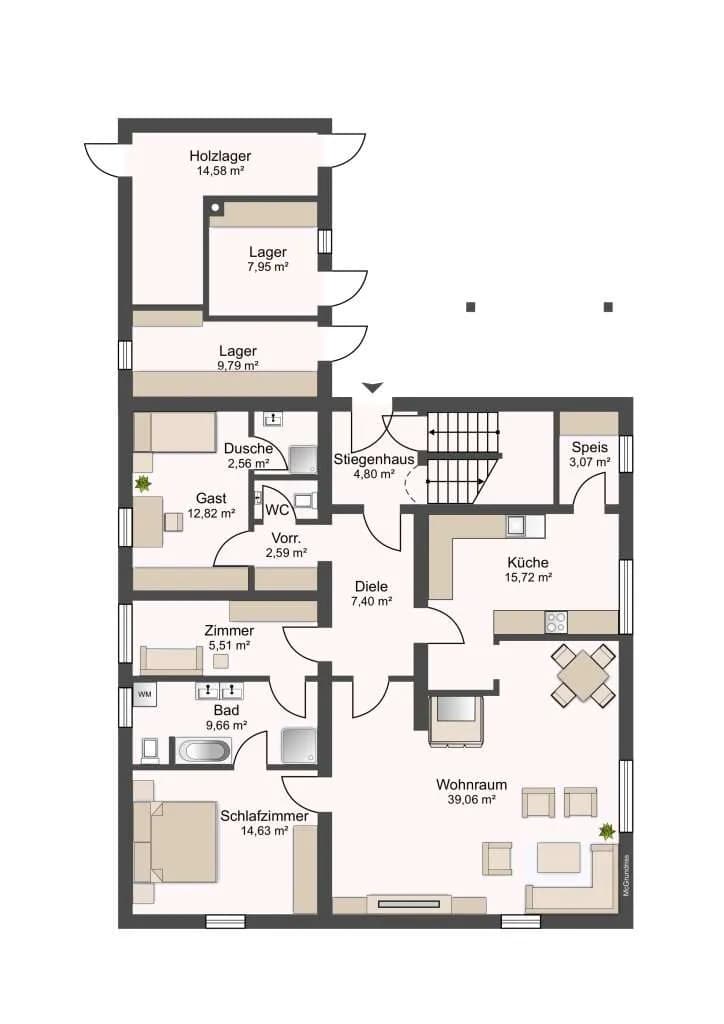 4-Zimmer-Wohnung kaufen in Vöcklabruck – 117,66 m², € 590.000 – Bild 7 von 7