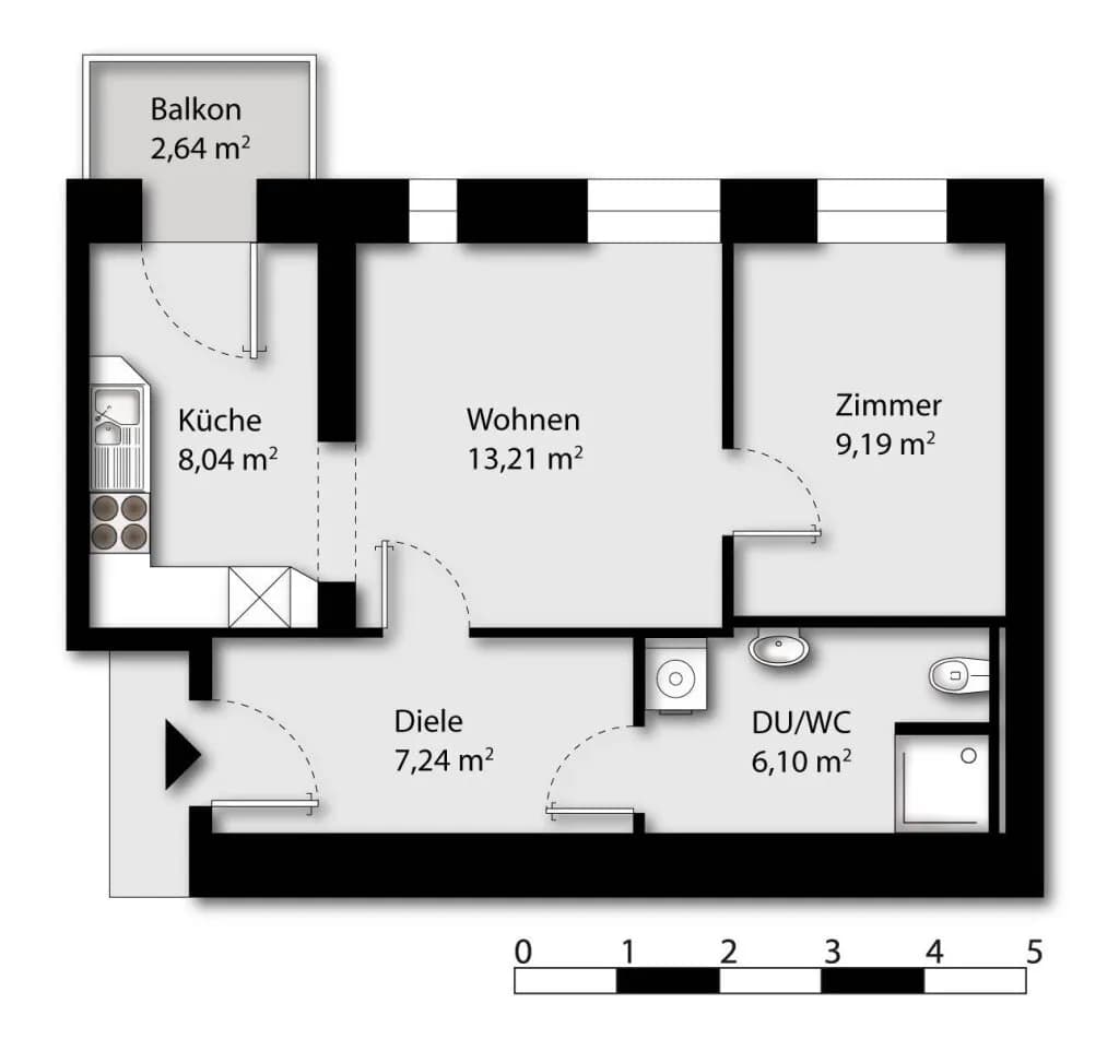2-Zimmer-Wohnung kaufen in Graz – 43,78 m², € 149.900 – Bild 20 von 20
