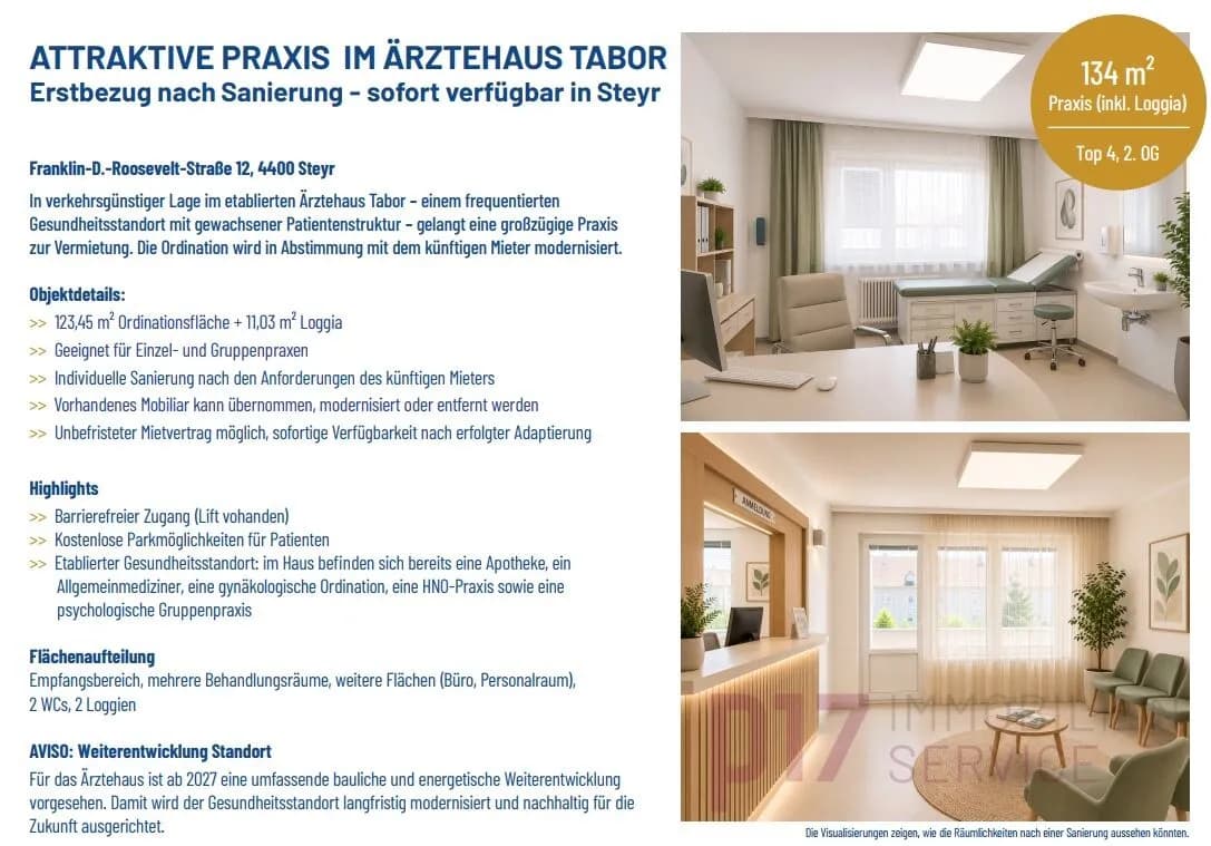 Gewerbeimmobilie mieten in Steyr – 134 m² – Bild 2 von 5