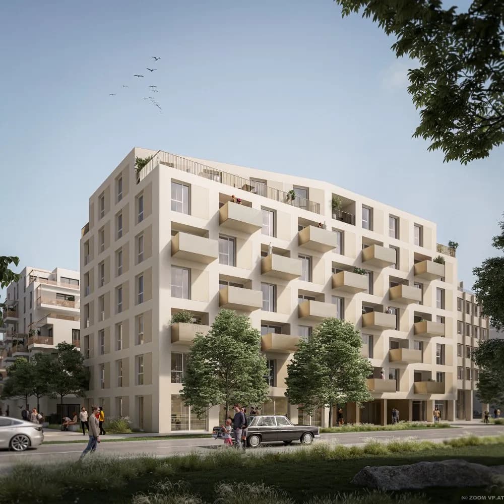 3-Zimmer-Wohnung mieten in Sankt Pölten – 69,66 m², € 1.169