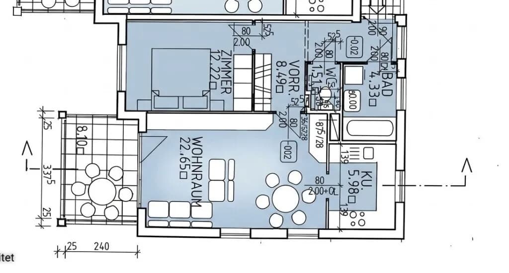 2-Zimmer-Wohnung mieten in Graz – 55,18 m², € 754 – Bild 12 von 12