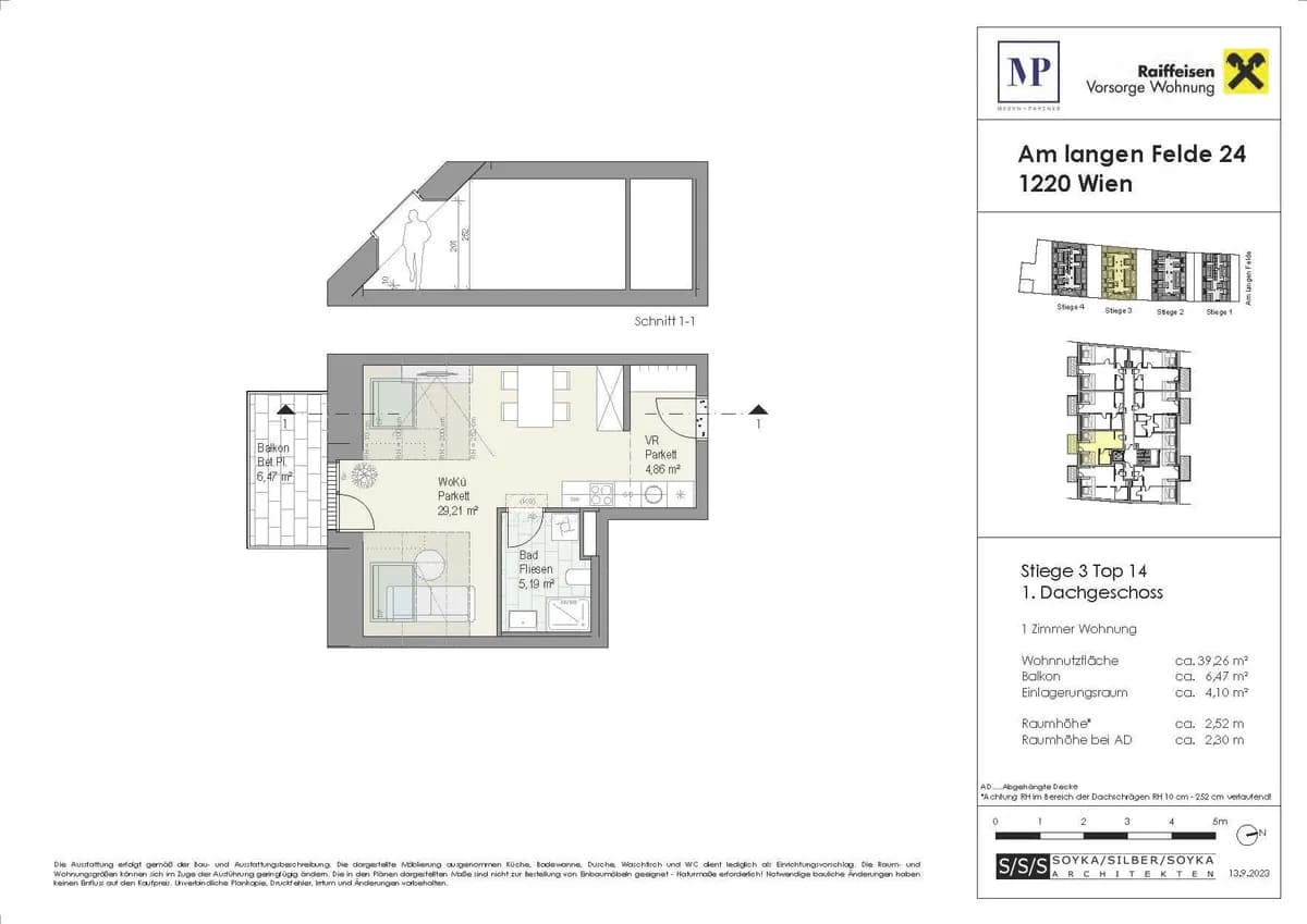 1-Zimmer-Wohnung mieten in Wien – 39,26 m², € 839 – Bild 11 von 11