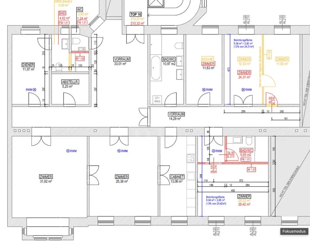 6-Zimmer-Wohnung mieten in Wien – 214,55 m², € 4.995 – Bild 17 von 17