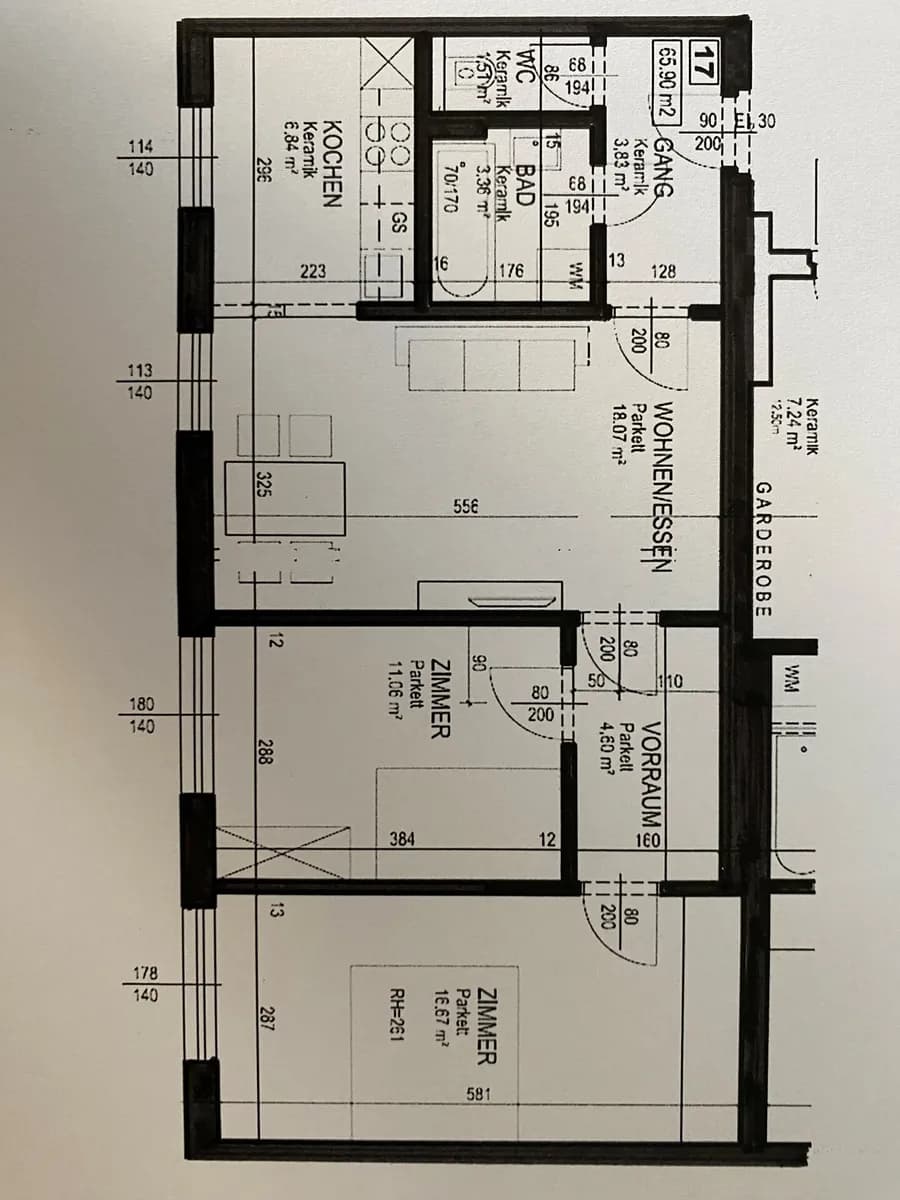 3-Zimmer-Wohnung mieten in Linz – 65,9 m², € 897 – Bild 9 von 9