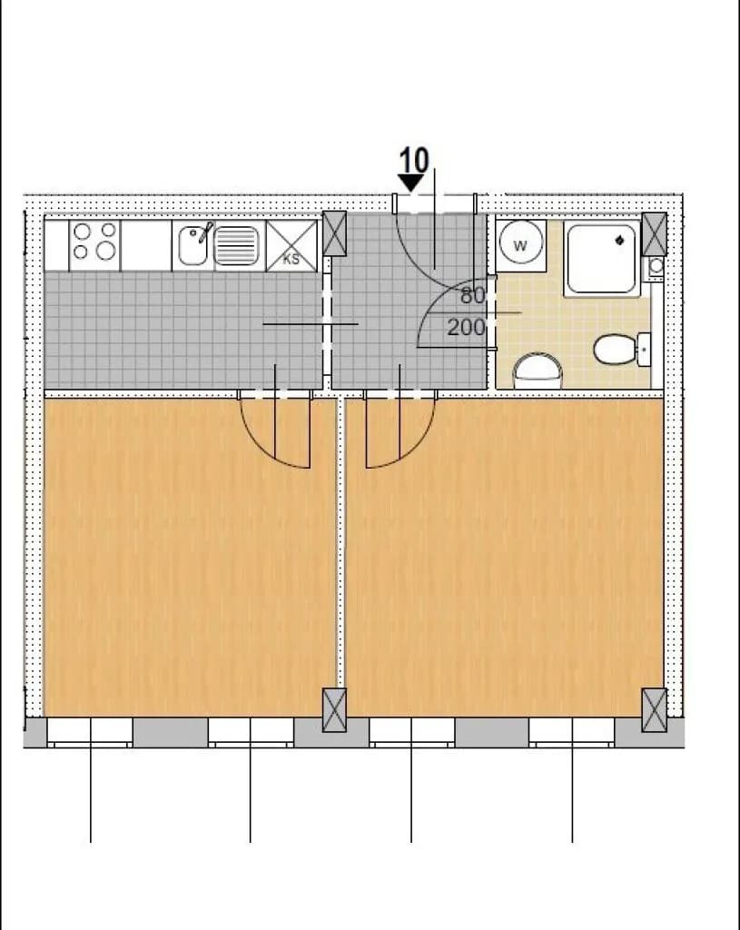 2-Zimmer-Wohnung mieten in Wien – 41 m², € 943 – Bild 10 von 10