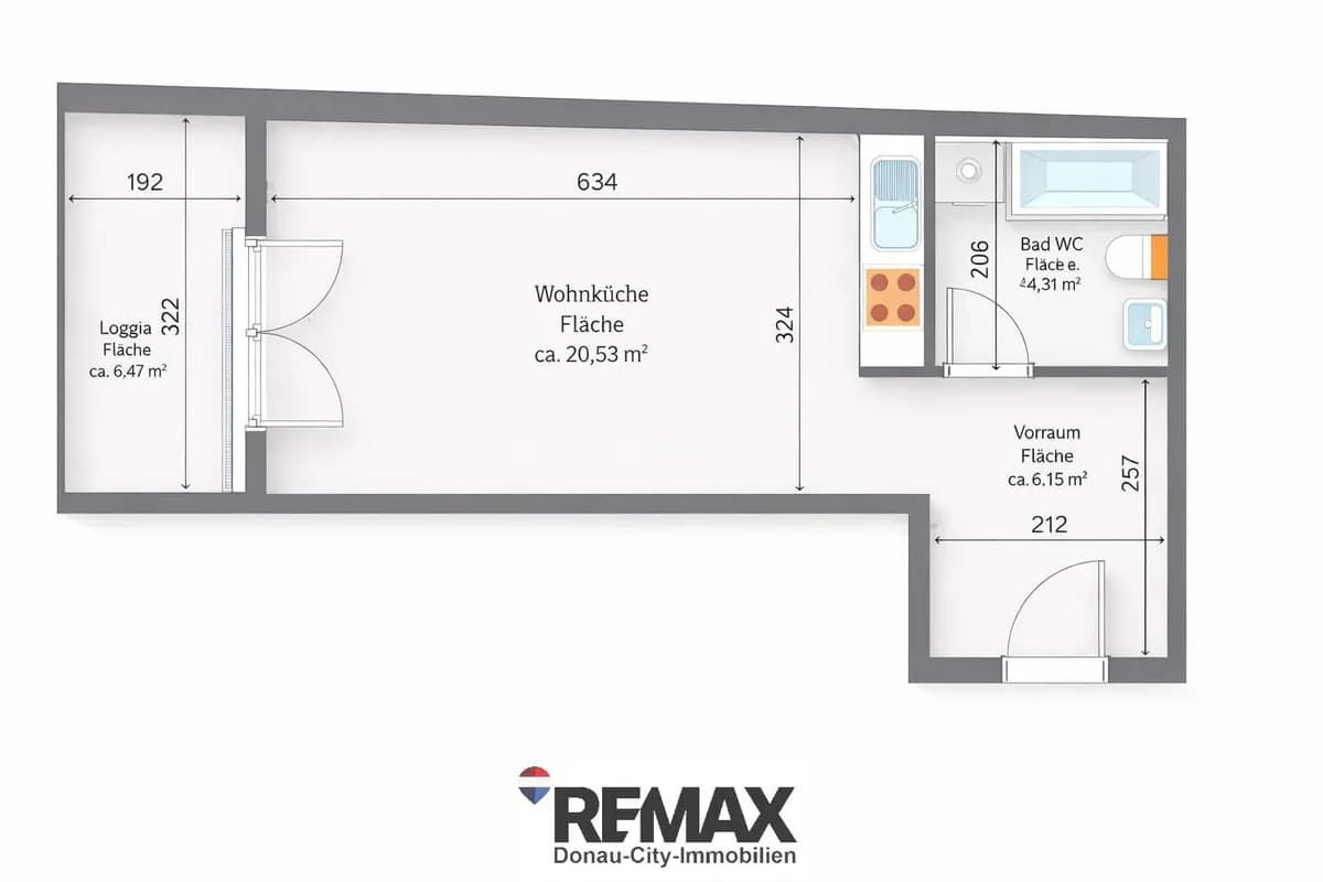 1-Zimmer-Wohnung kaufen in Wien – 37 m², € 181.000 – Bild 8 von 10