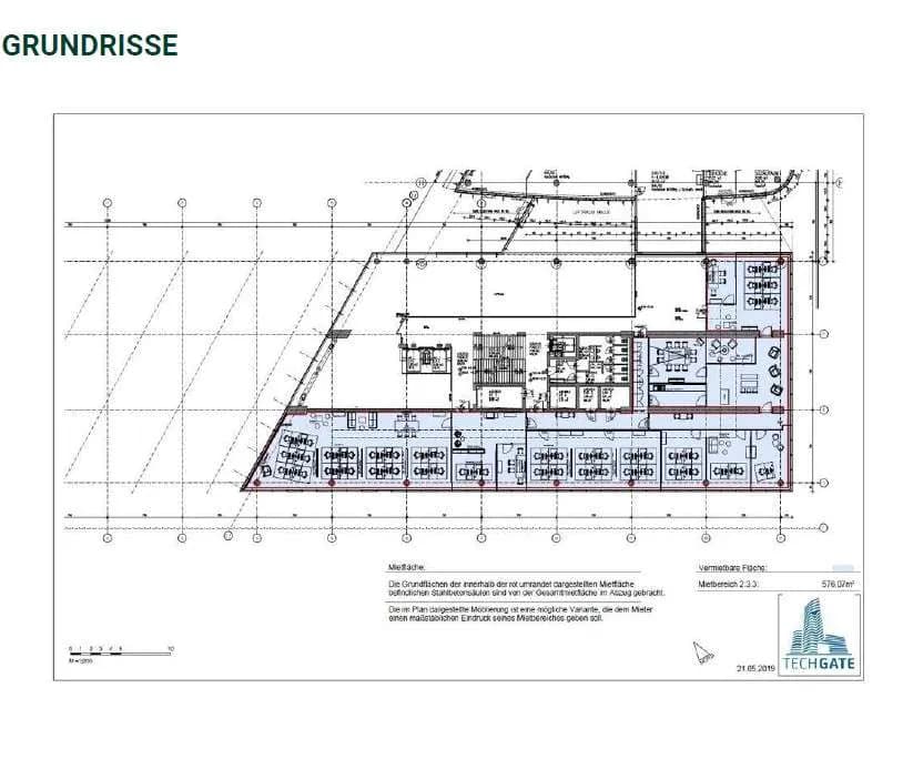 Gewerbeimmobilie mieten in Wien – 576 m², € 11.349 – Bild 3 von 3