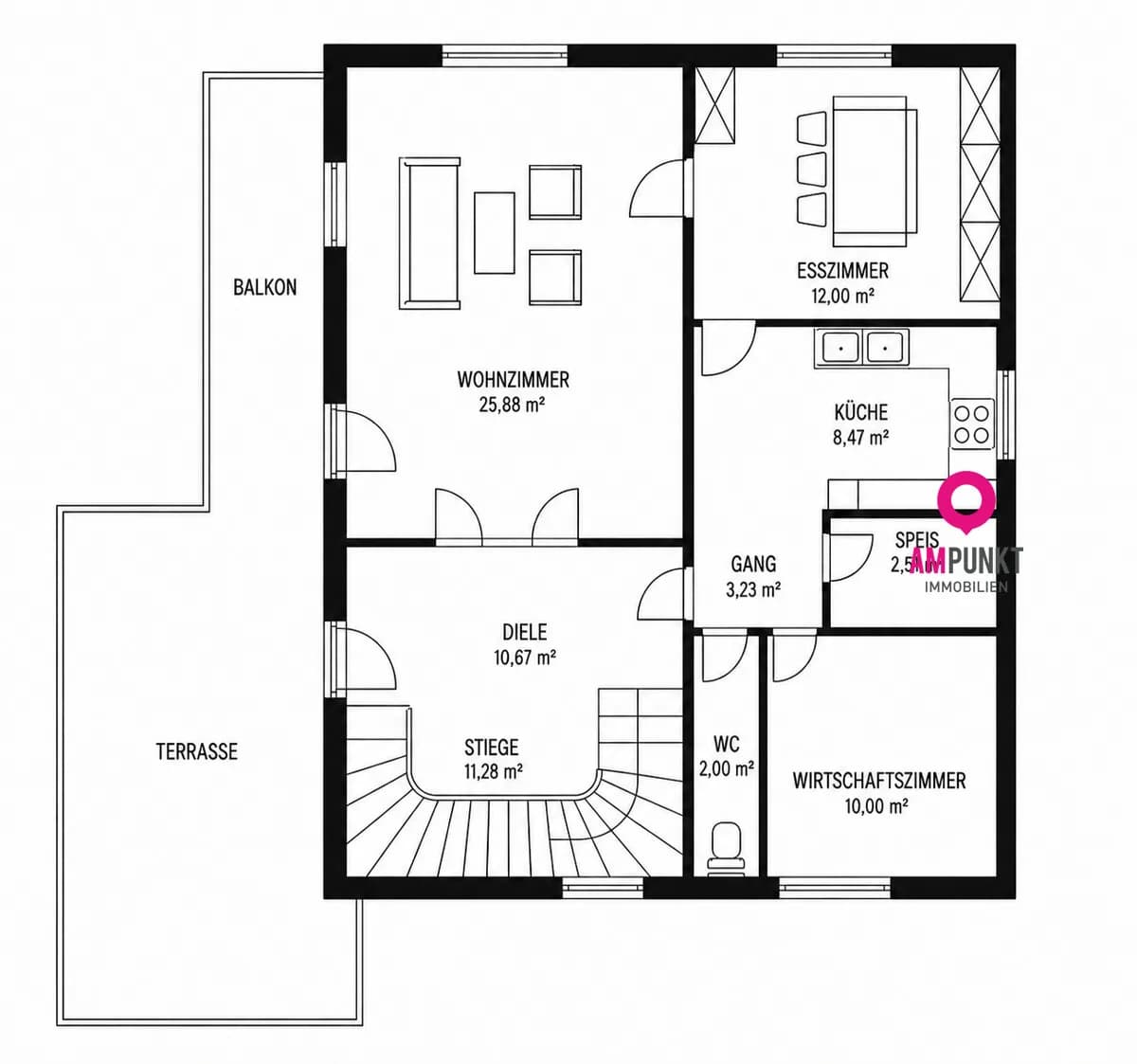 7-Zimmer-Haus kaufen in Salzburg-Umgebung – 142 m², € 798.000 – Bild 22 von 23