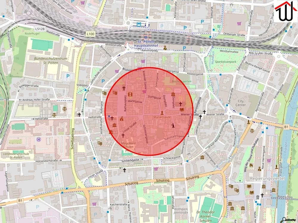 2-Zimmer-Wohnung mieten in Sankt Pölten – 86,5 m², € 1.180 – Bild 10 von 11