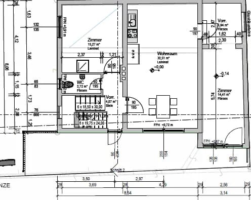 5-Zimmer-Haus mieten in Mödling – 156 m², € 1.900 – Bild 2 von 10