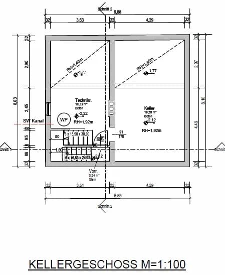 5-Zimmer-Haus mieten in Mödling – 156 m², € 1.900 – Bild 4 von 10