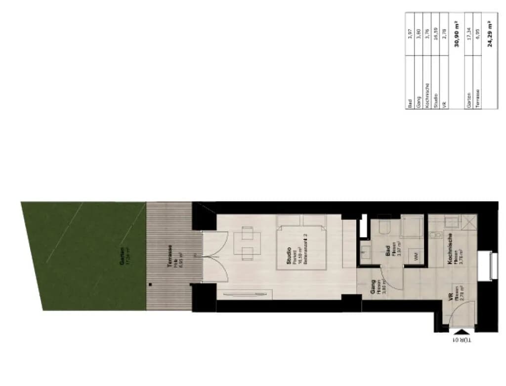 4-Zimmer-Wohnung kaufen in Wien – 120,89 m², € 436.000 – Bild 3 von 6