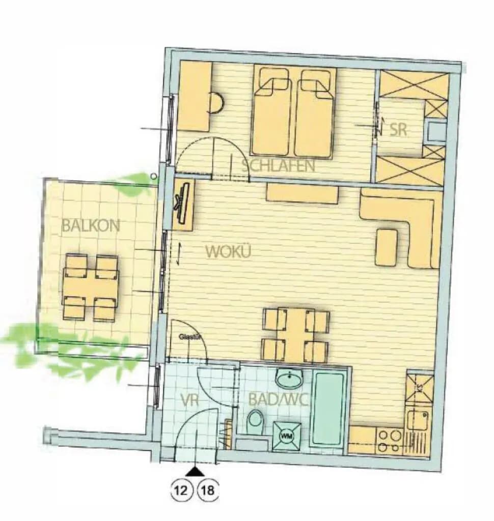 2-Zimmer-Wohnung kaufen in Wien – 47,58 m², € 319.000 – Bild 10 von 10