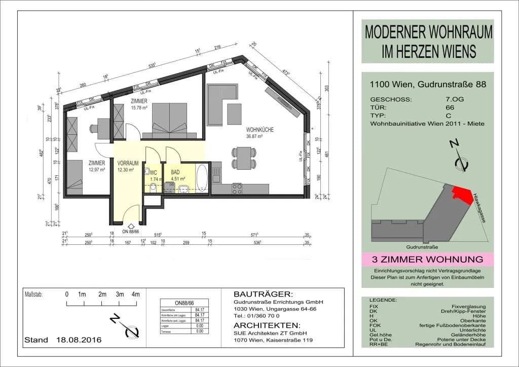 3-Zimmer-Wohnung mieten in Wien – 84,17 m², € 1.348 – Bild 16 von 19