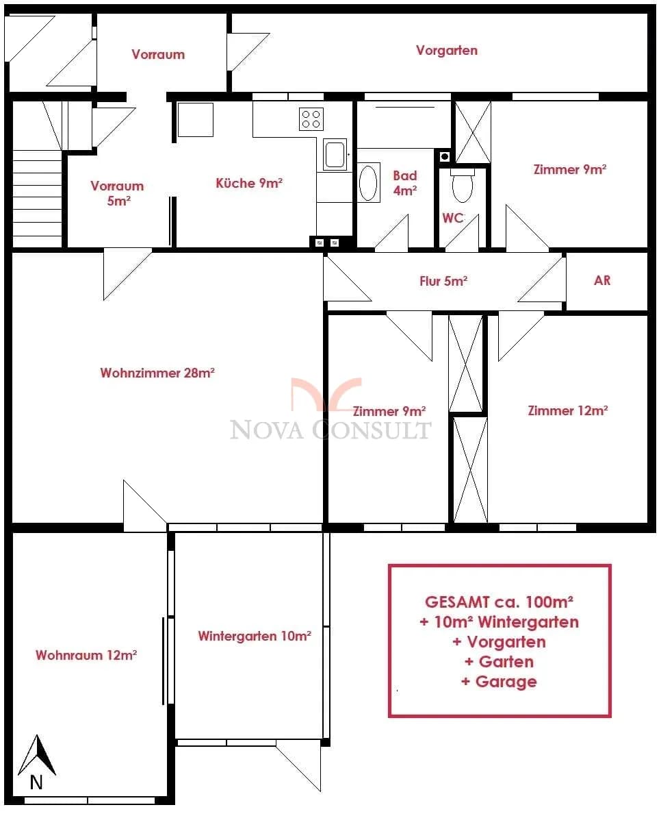 5-Zimmer-Haus kaufen in Mödling – 100 m², € 639.000 – Bild 28 von 30