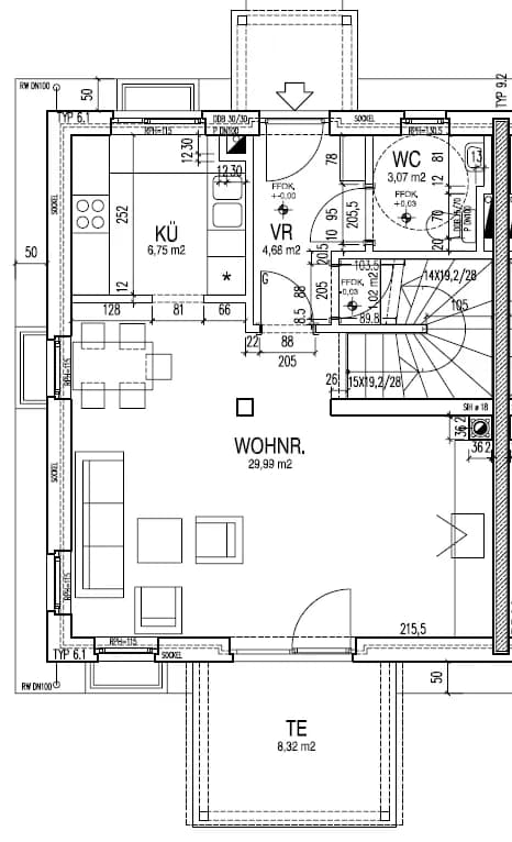 4-Zimmer-Wohnung mieten in Hartberg-Fürstenfeld – 89,5 m², € 1.134 – Bild 2 von 3