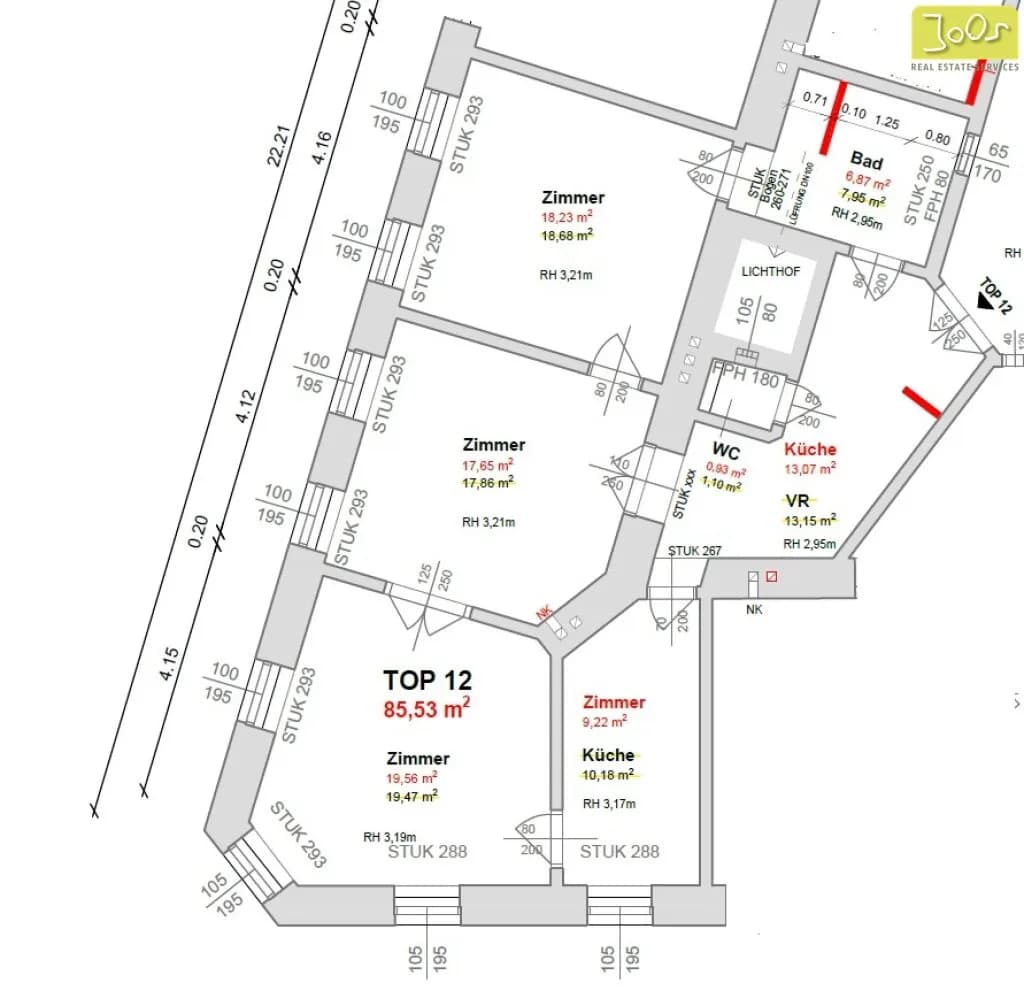4-Zimmer-Wohnung kaufen in Wien – 85,53 m², € 339.000 – Bild 15 von 15