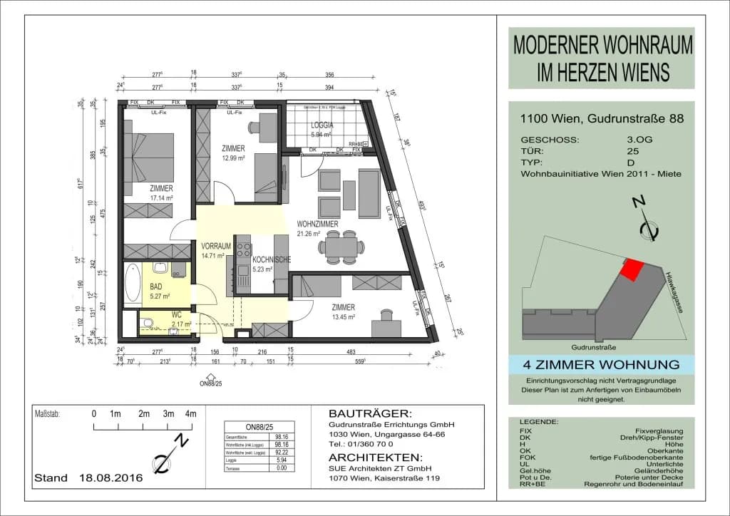4-Zimmer-Wohnung mieten in Wien – 92,22 m², € 1.746 – Bild 20 von 23