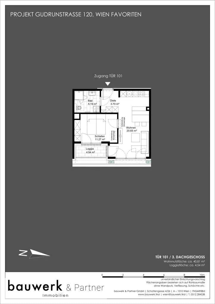 2-Zimmer-Wohnung kaufen in Wien – 40,81 m², € 323.700 – Bild 25 von 25