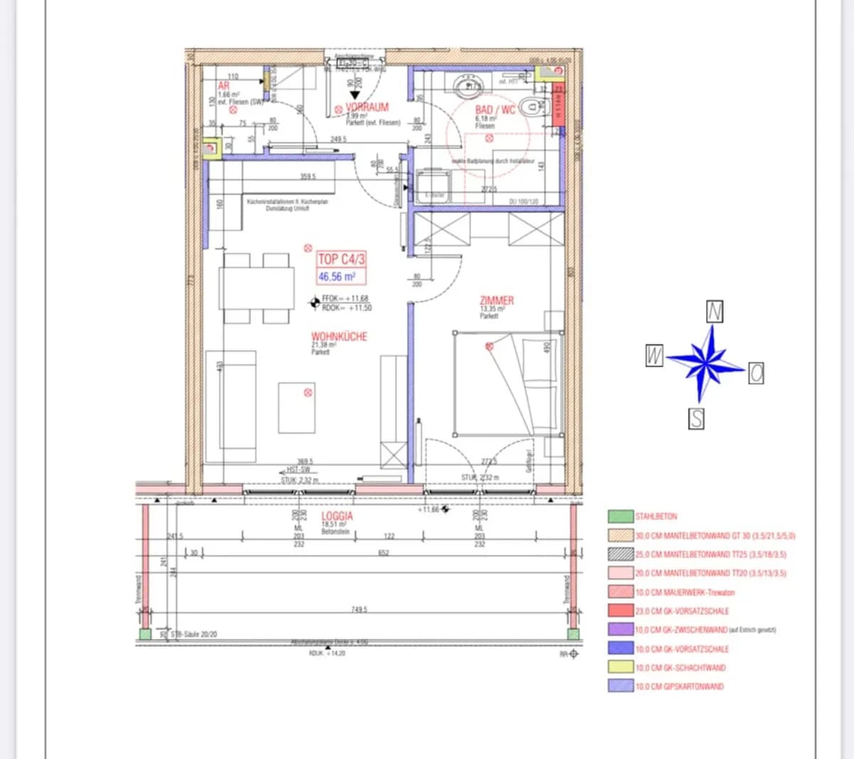 2-Zimmer-Wohnung kaufen in Klagenfurt – 47 m², € 235.000 – Bild 7 von 7