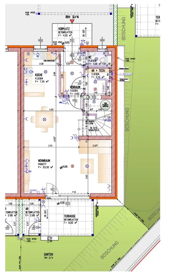 4-Zimmer-Haus mieten in Wiener Neustadt Land – 102,44 m², € 995 – Bild 2 von 7