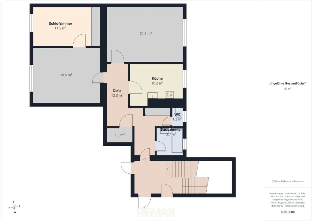 3-Zimmer-Immobilie kaufen in Wien – 86,43 m², € 299.000 – Bild 12 von 12