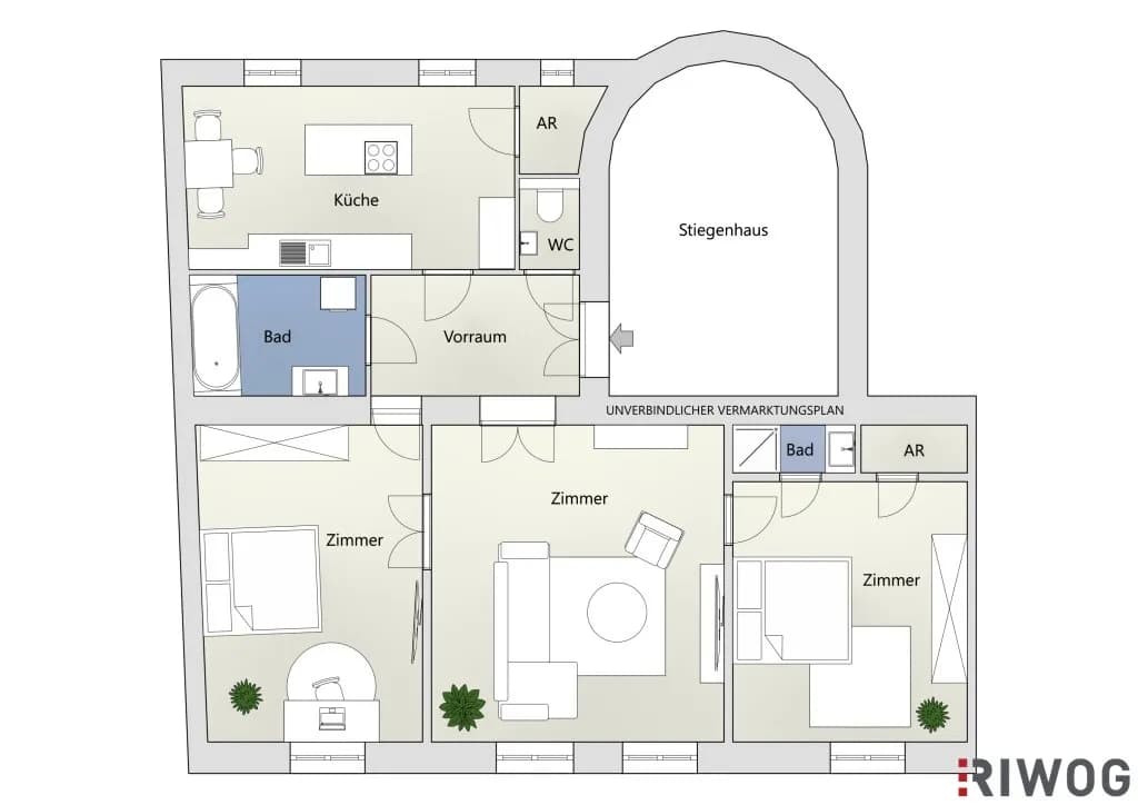 3-Zimmer-Wohnung mieten in Wien – 103 m², € 1.843 – Bild 10 von 10