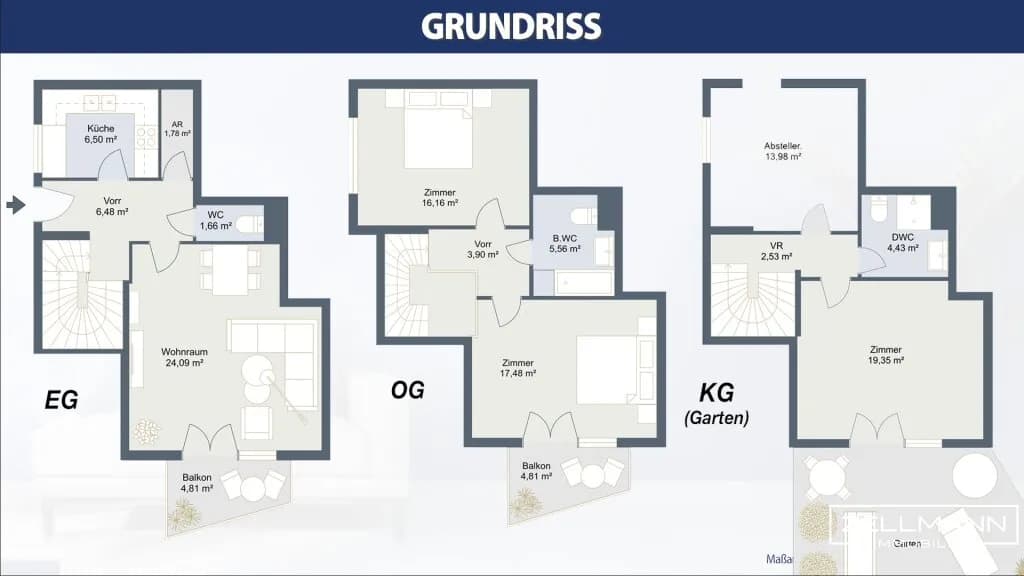 4-Zimmer-Haus mieten in Wien – 123,9 m², € 2.450 – Bild 8 von 25