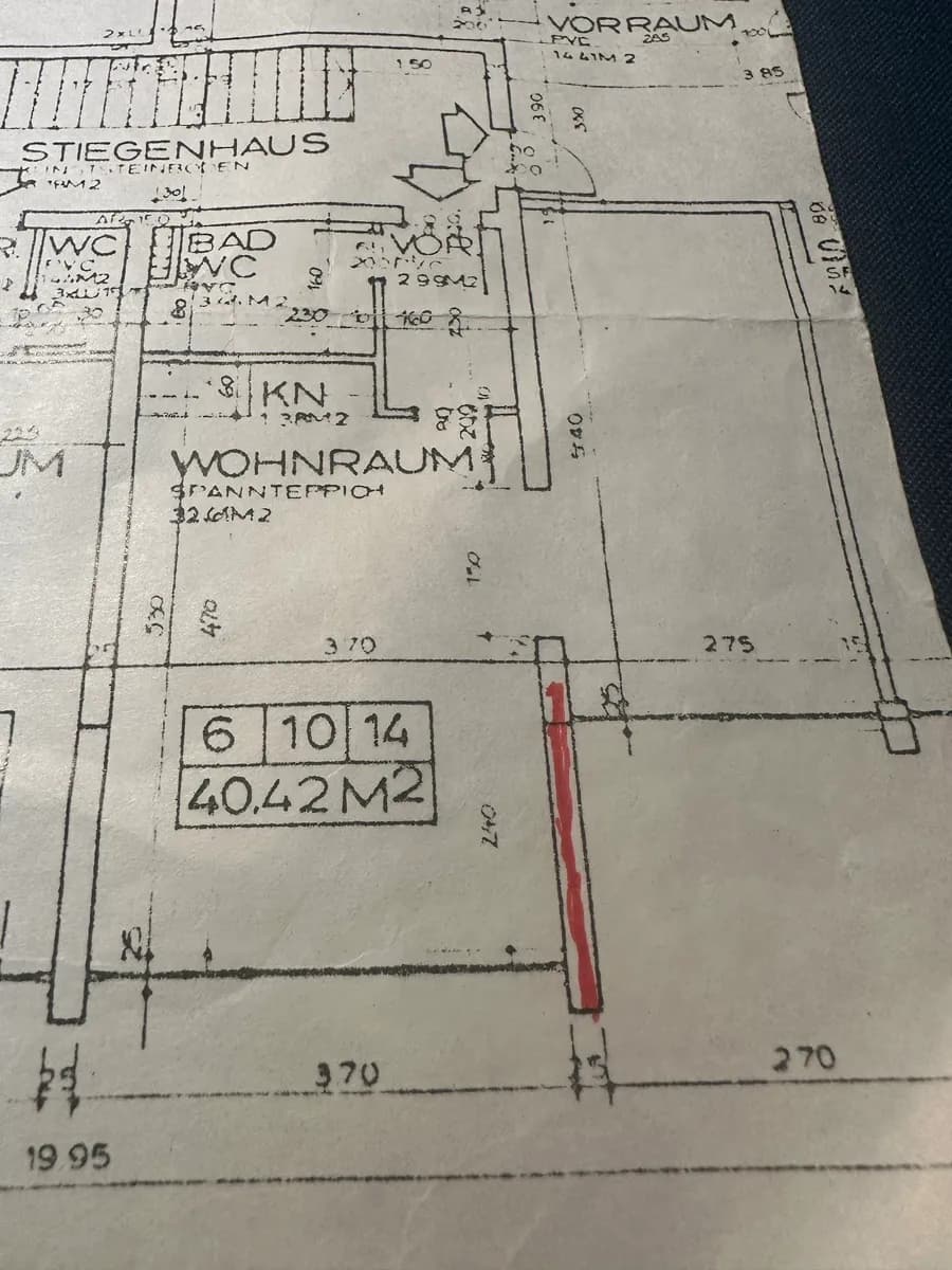 2-Zimmer-Wohnung mieten in Wien – 40 m², € 710 – Bild 11 von 12