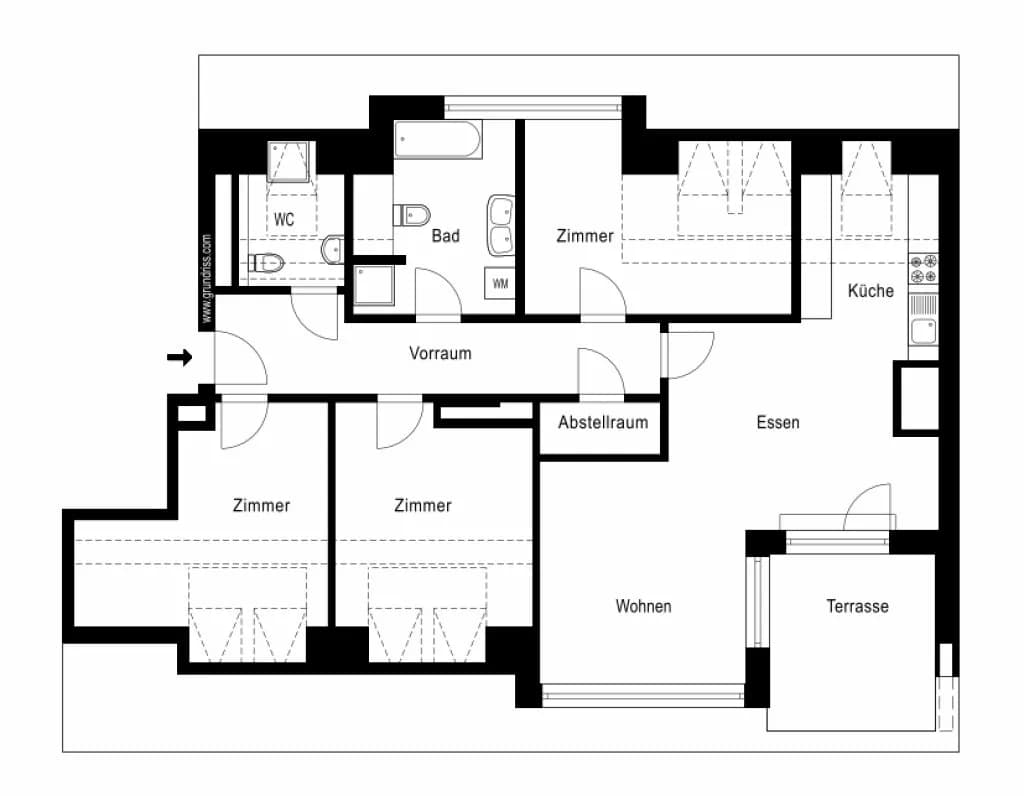 4-Zimmer-Wohnung mieten in Wien – 101,96 m², € 1.799 – Bild 30 von 30