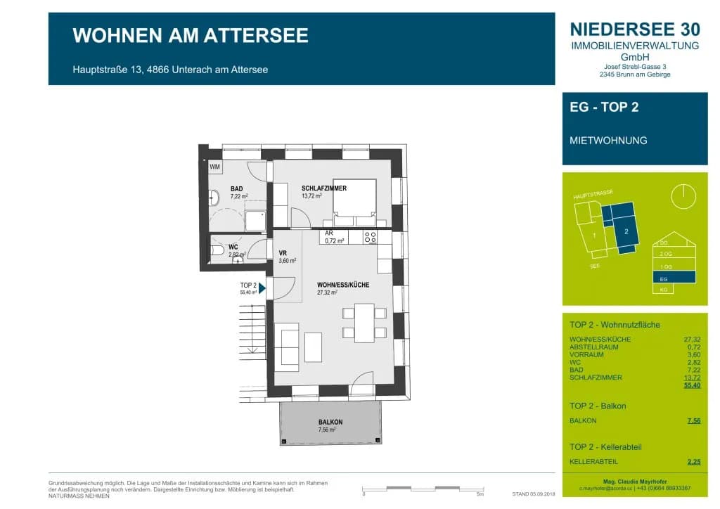 2-Zimmer-Wohnung mieten in Vöcklabruck – 55,4 m², € 1.012 – Bild 15 von 15