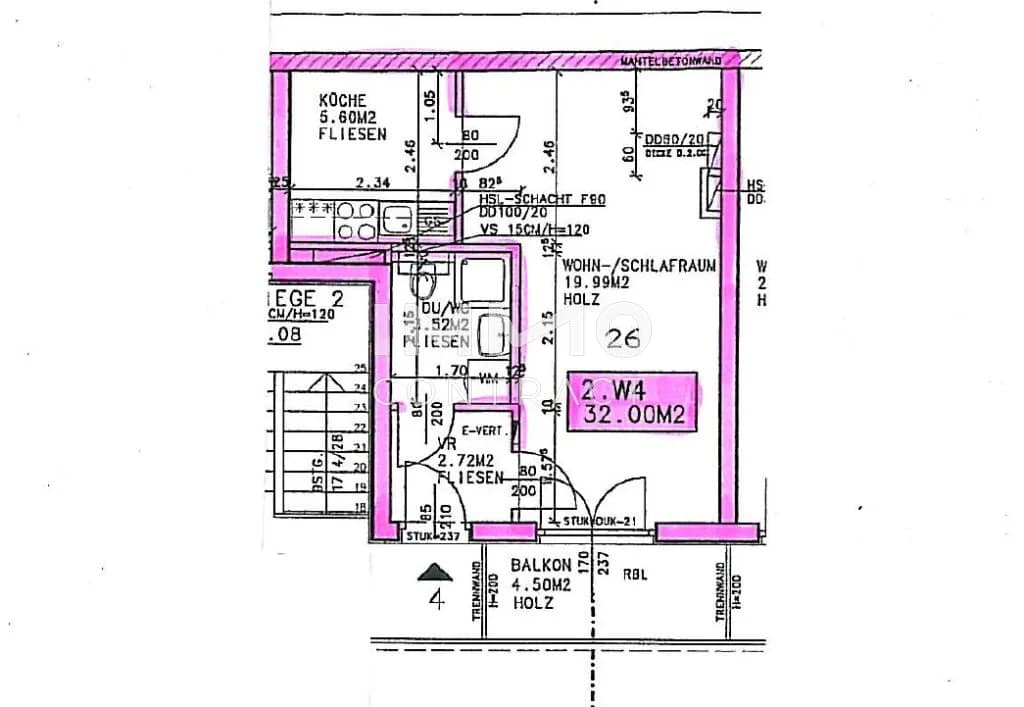 1-Zimmer-Wohnung mieten in Graz – 31,34 m², € 396 – Bild 12 von 12