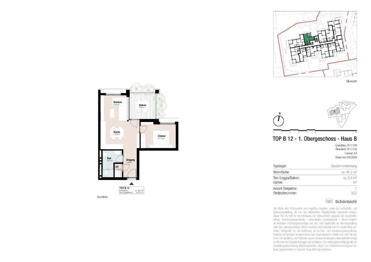 2-Zimmer-Wohnung kaufen in Kitzbühel – 45,1 m², € 393.250 – Bild 10 von 10