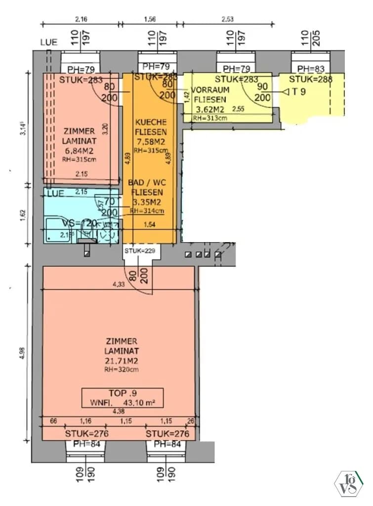 2-Zimmer-Wohnung kaufen in Wien – 43,1 m², € 198.000 – Bild 10 von 10