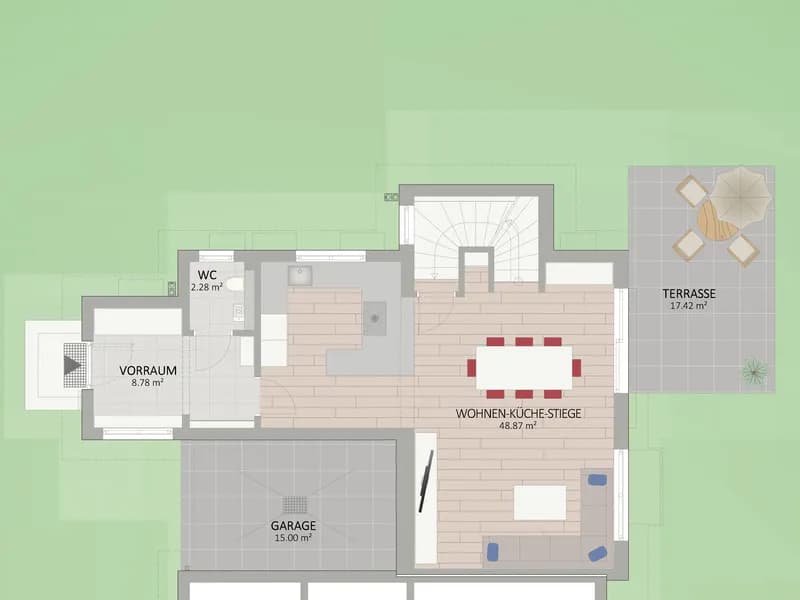 4-Zimmer-Haus kaufen in Wien – 123,1 m², € 999.900
