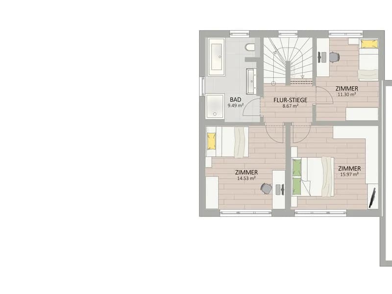 5-Zimmer-Haus kaufen in Wien – 158,28 m², € 1.199.900 – Bild 2 von 7